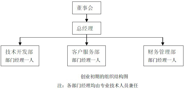 Image:创业初期的组织结构图.jpg