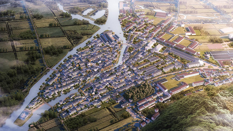 《归径传统村落更新实践》项目规划总体效果图