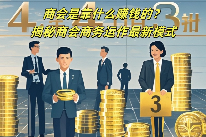 商会是靠什么赚钱的?揭秘商会商务运作最新模式