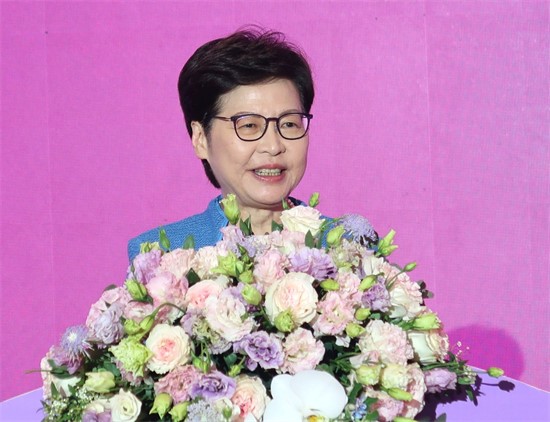 永远荣誉会长林郑月娥致辞